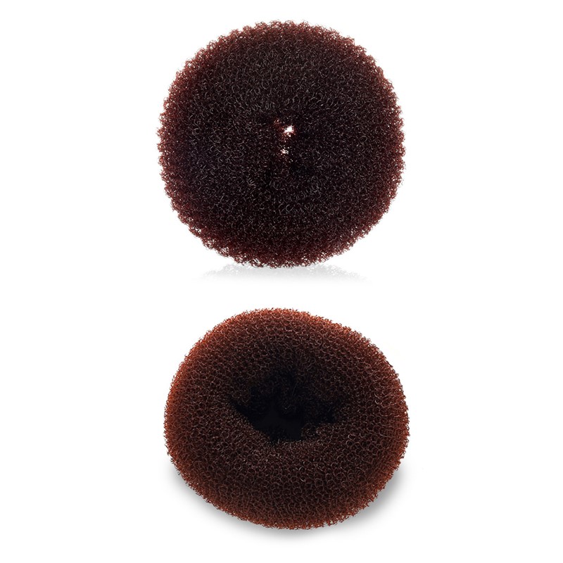 14CM moño de pelo grande princesa Donuts albóndigas accesorios para el cabello diadema ropa para el cabello: Caqui oscuro