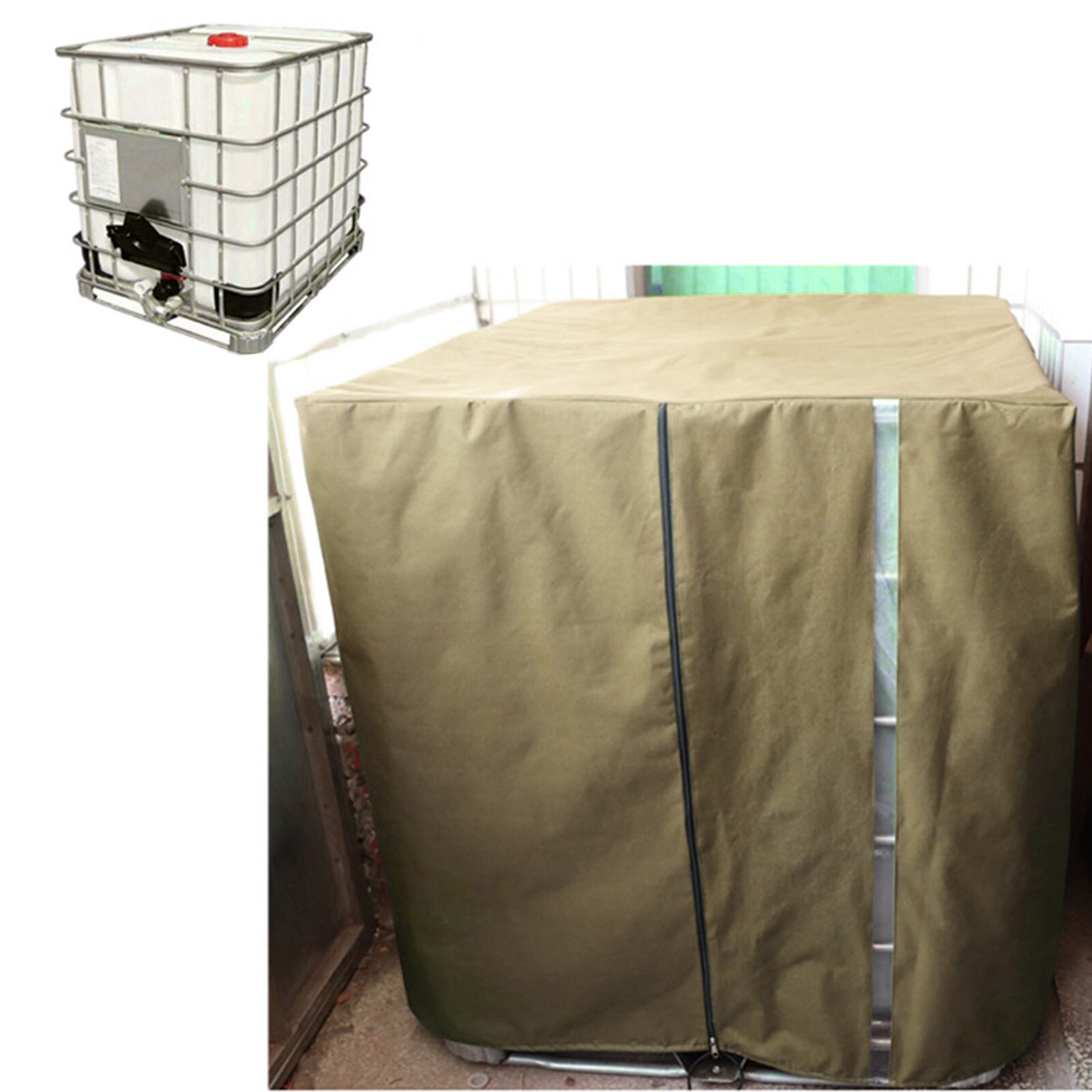 1000 Liters Dust Cover Of IBC Ton Drum Ton Bucket Rain Cover Dust Cover Rainwater Tank Cover IBC Waterproof And Dustproof Cover