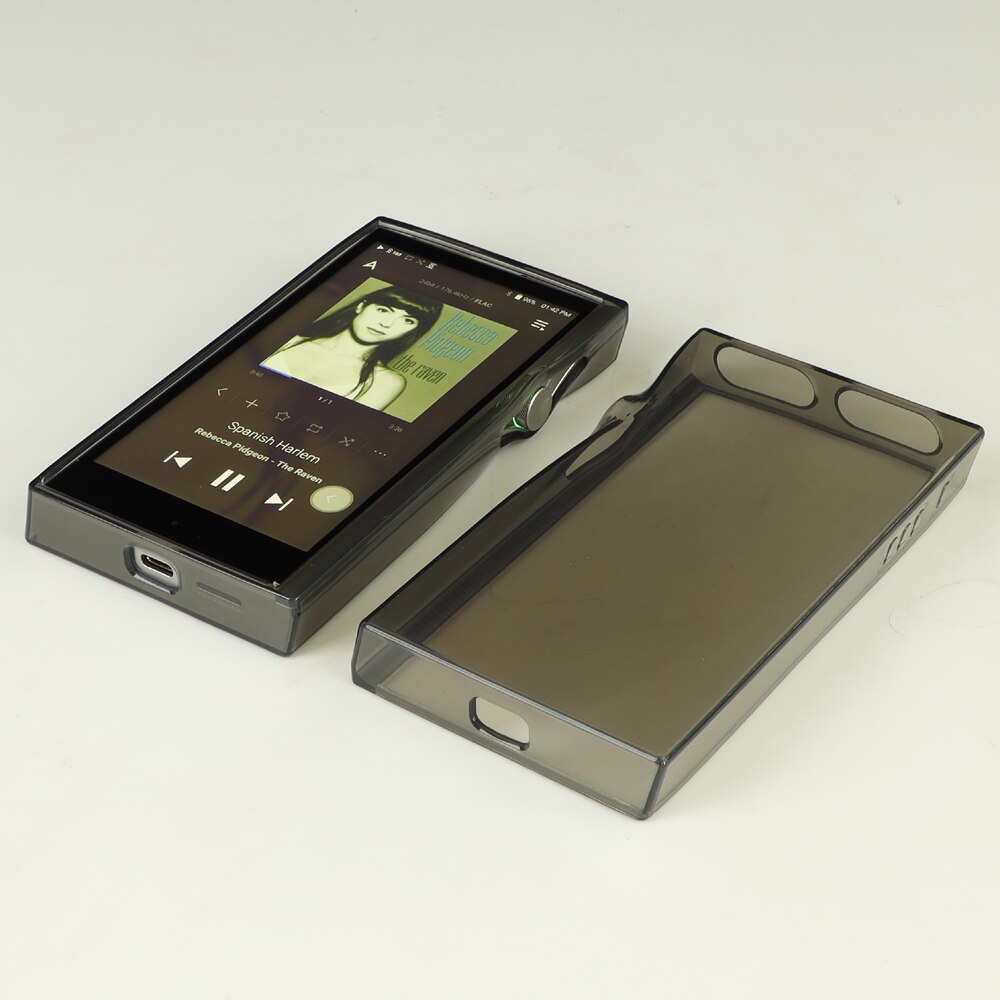 Soft Crystal Clear TPU Protective Case Cover For Iriver Astell&amp;Kern A&amp;futura SE200 with Soft PET Screen Protector