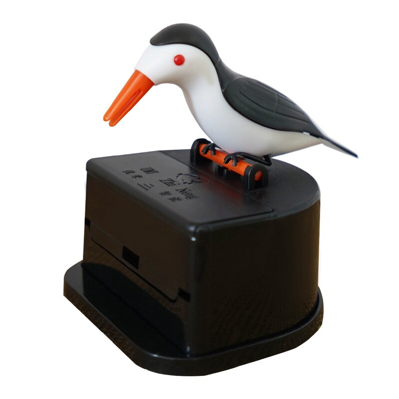 Neue Nette Kleine Vogel Zahnstocher Behälter Automatische Zahnstocher Spender Zahnstocher Halfter Dekoration Tisch Dekor: BK3
