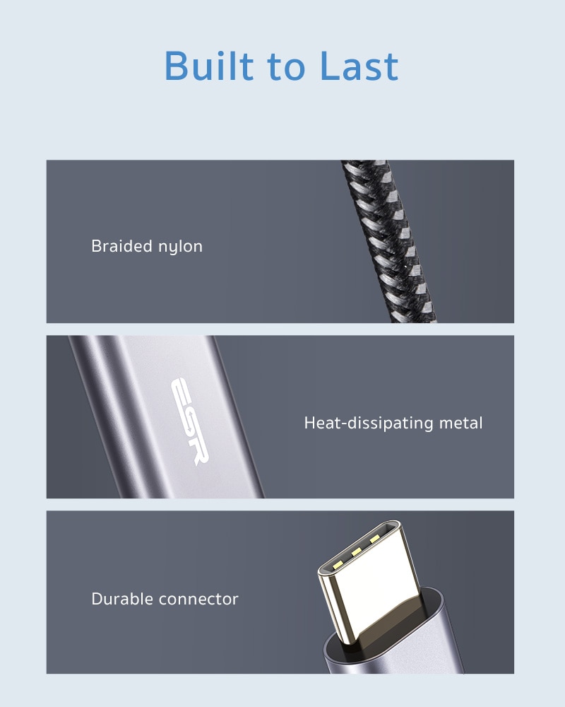 ESR Medio USB Adapter for USB 3.1 USB-C to HDMI Converter for MacBook Air Pro Matebook/Samsung Tablet iPad Adapter