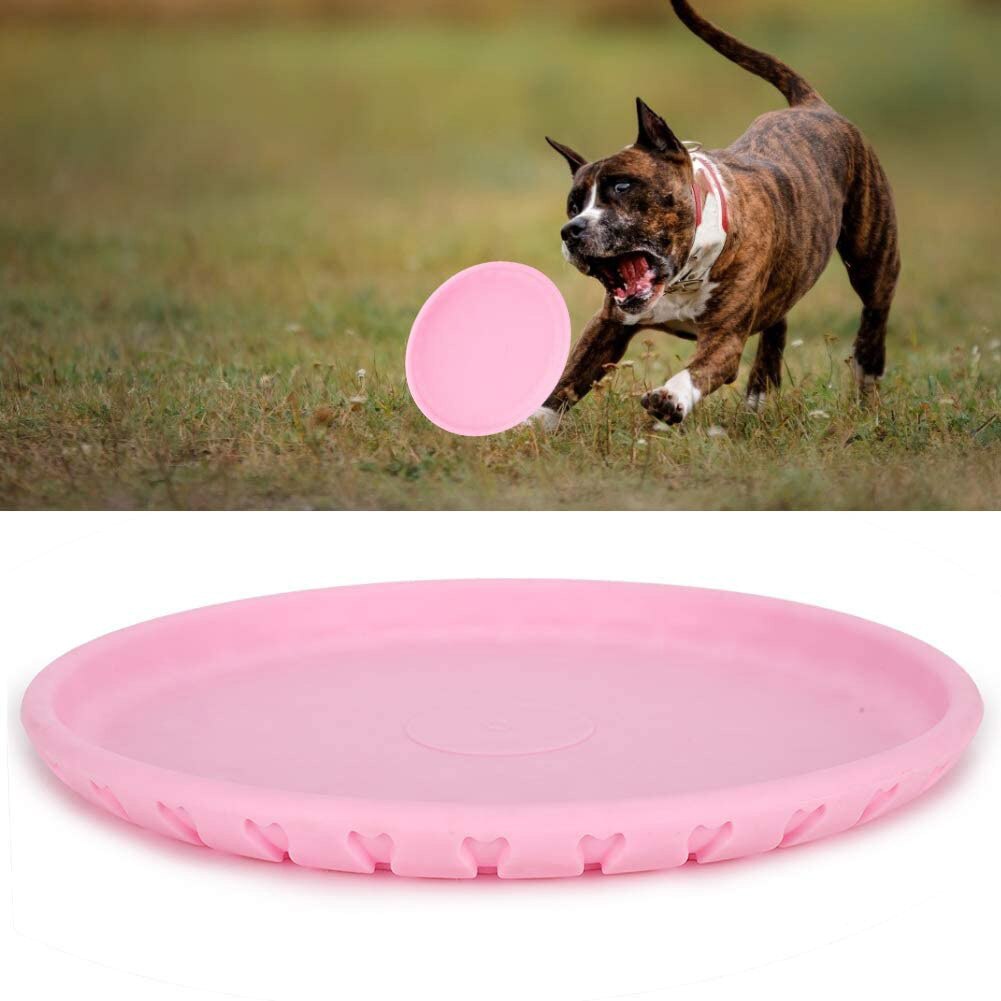 Hond Zachte Rubber Onverwoestbaar Huisdier Speelgoed Hond Flyer Puppy Flying Disc-Heldere Kleur Disc Voor Honden Te Zien
