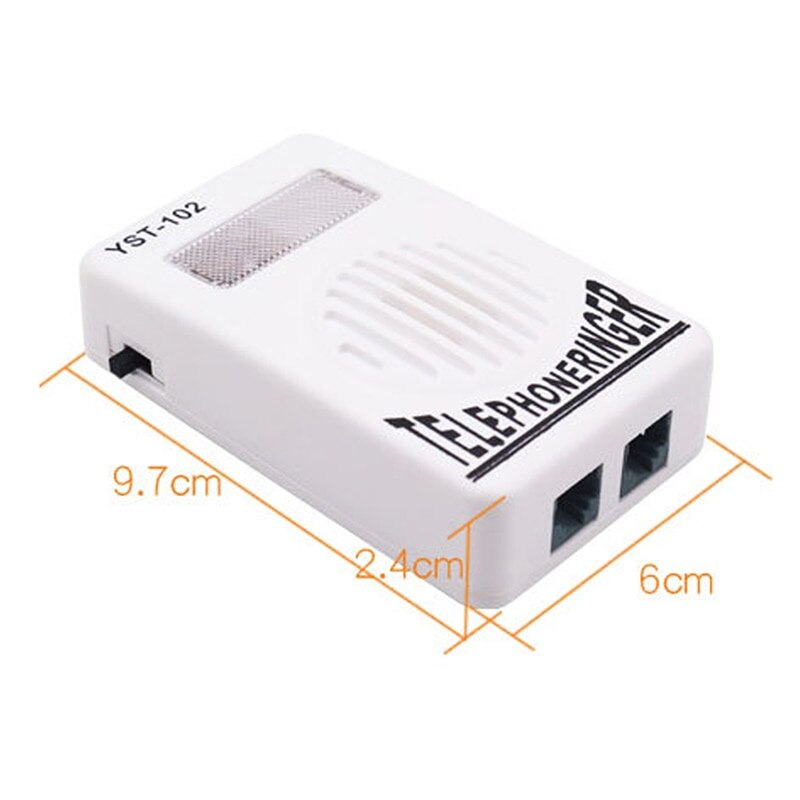 1 PC 95dB Extra-Loud Telephone Ringer Phone Ring Amplifier Ringing Help Strobe Light Bell Sound Landline Ringer Sound Ringtones