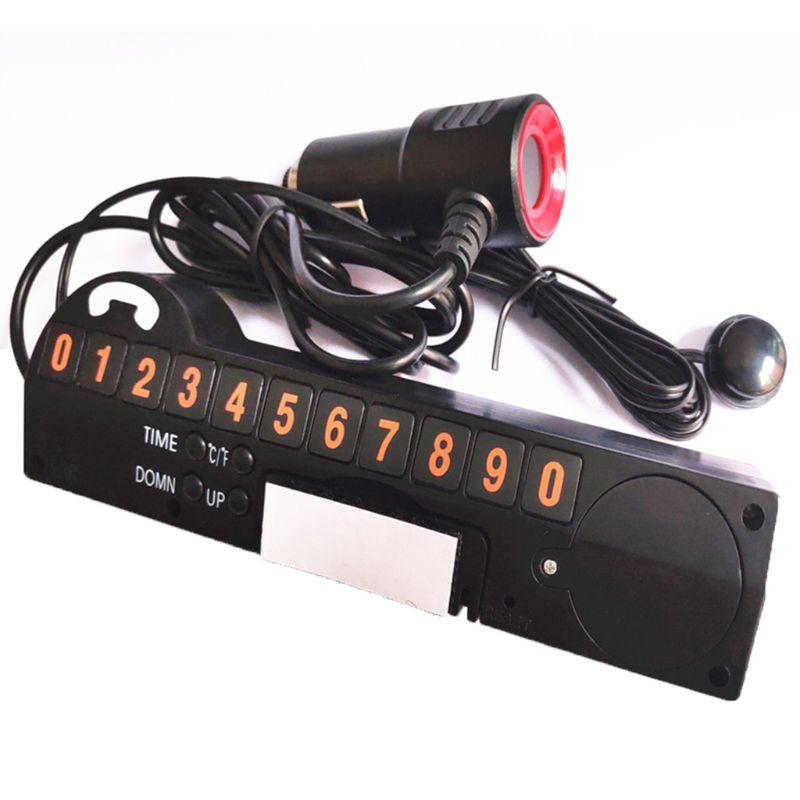 12V horloge numérique affichage intérieur extérieur boussole LCD rétro-éclairage temporaire Parking voiture thermomètre alerte voiture/camion/RV