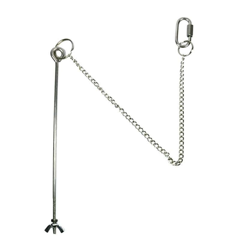 Forrajeo-pincho de acero inoxidable para comida, soporte para fruta para gallinas, comedero colgante para verduras, juguete de verduras