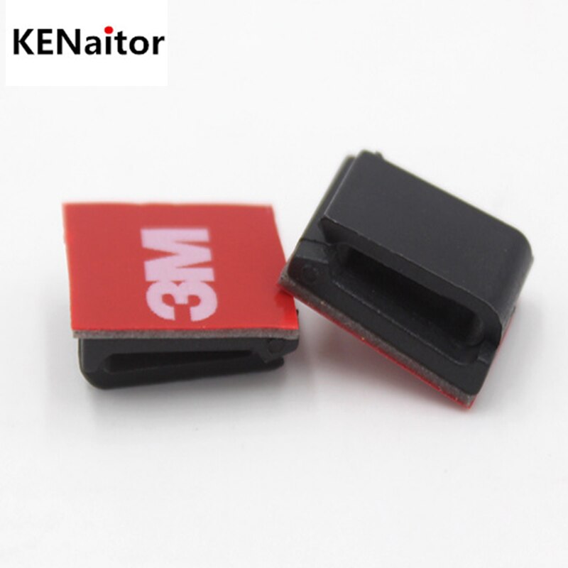 Self-adhesive Wire Bundle Holder Tie Mount Clip for10mm wide Fix LED Strip lights Connector Tie Mount Suitable