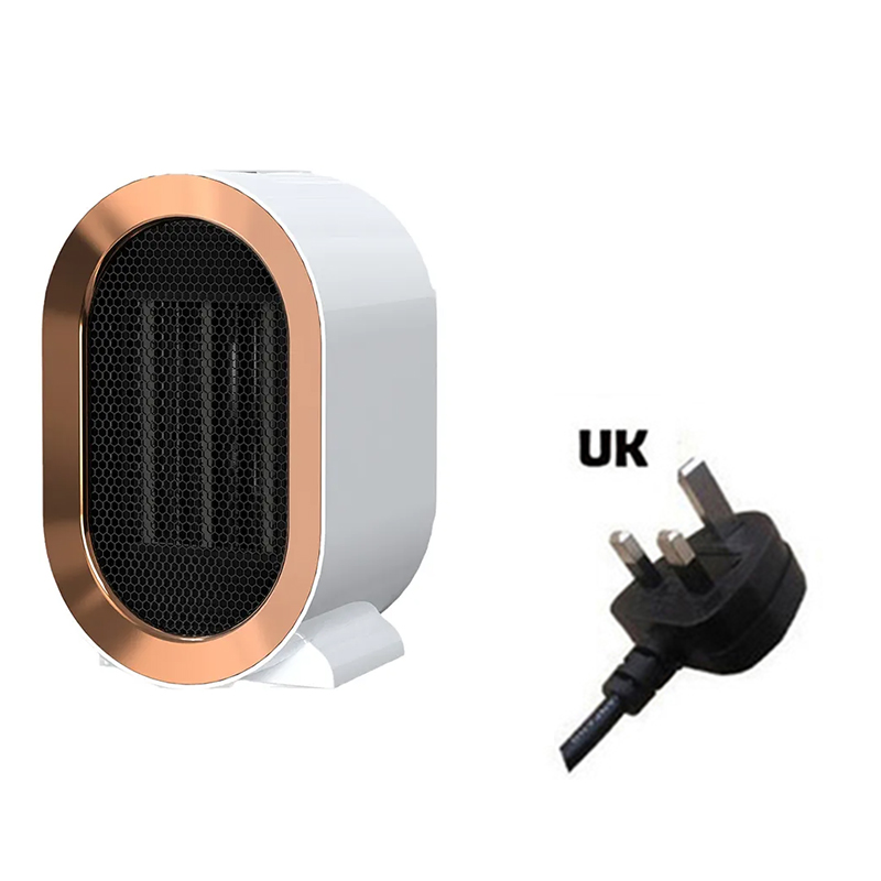 Ptc mini usb henkilökohtainen kannettava sähkötila hiljainen tuuletinlämmitin termostaatilla huone 1200w kylpyhuoneen lämmitin pöytälevy: Punainen