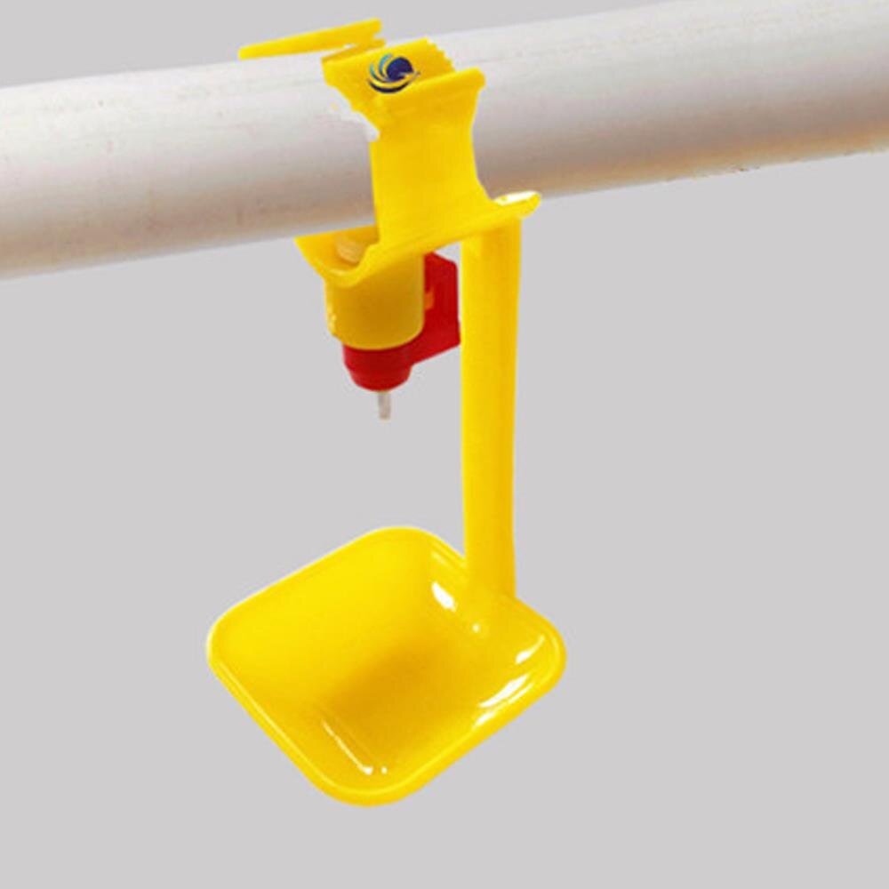 4 stücke GeflüGel Trinker Ausrügestochen Huhn Trinken Brunnen Bequem Broiler KüKen Fütterung Doppel Automatische Ebene VöGel