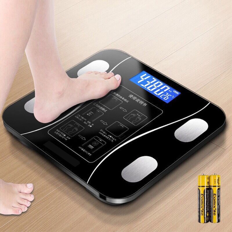 Digital Body Fat Scale BMI Weight Scales Bluetooth Body Fat Measurement Device Smart Body Weight Analyzer Bathroom Floor Scale