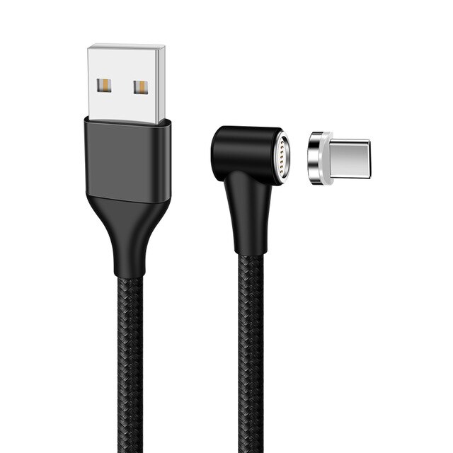 5A Magnetische USB Kabel Schnelle Ladung Mikro USB Typ C Für iPhone 11 Samsung s20 Daten Draht Kabel Magnet Ladegerät praktisch Kabel: Pro Mikro / Schwarz