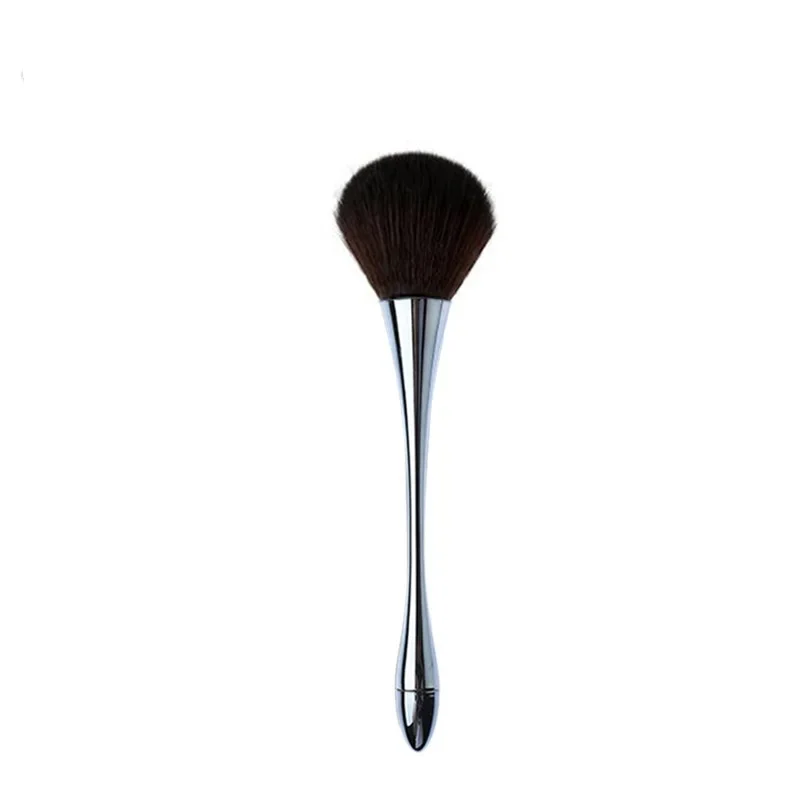 Brocha para colorete en polvo de oro rosa, brocha de maquillaje , cosmética grande para cara, brocha colorete, herramienta de maquillaje: Chocolate