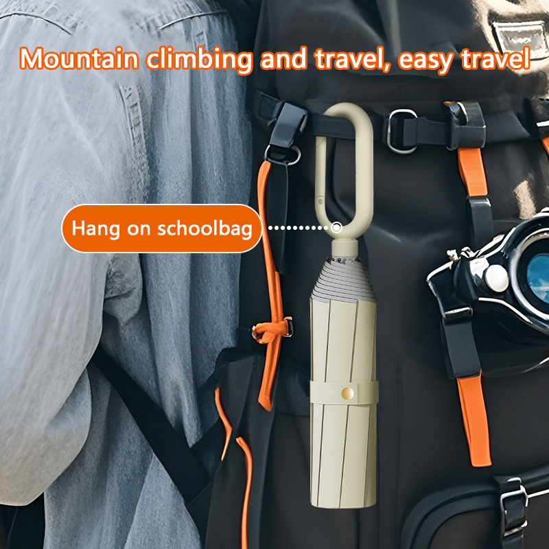 Xiaomi Large Buckle Handle Windproof Strong Reinforced Manual Folding Umbrella For Men woman Safety Travel Reflective Strip
