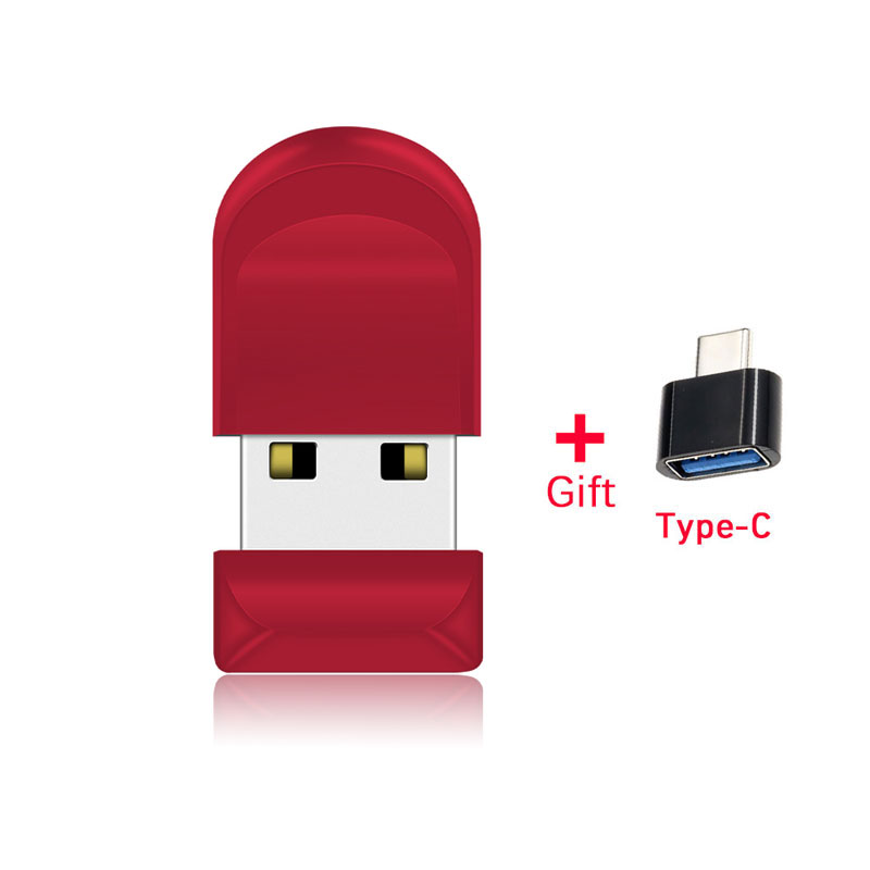 Mini usb bærbar pen drive 64gb 128gb usb flash drive 2.0 memory stick 4gb 8gb 16gb 32gb usb stick lagringsenheder: Rød / 32gb
