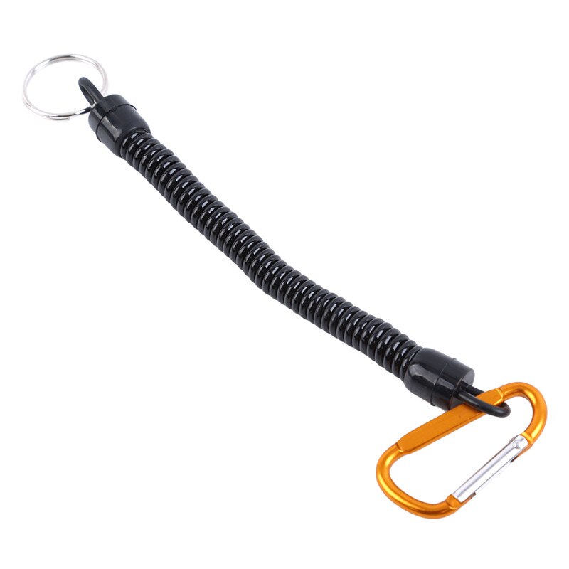 Nuevos cordones de pesca cuerdas de navegación Kayak seguro pinzas seguras Lip Grips aparejos herramientas de pesca accesorio de pesca: yellow