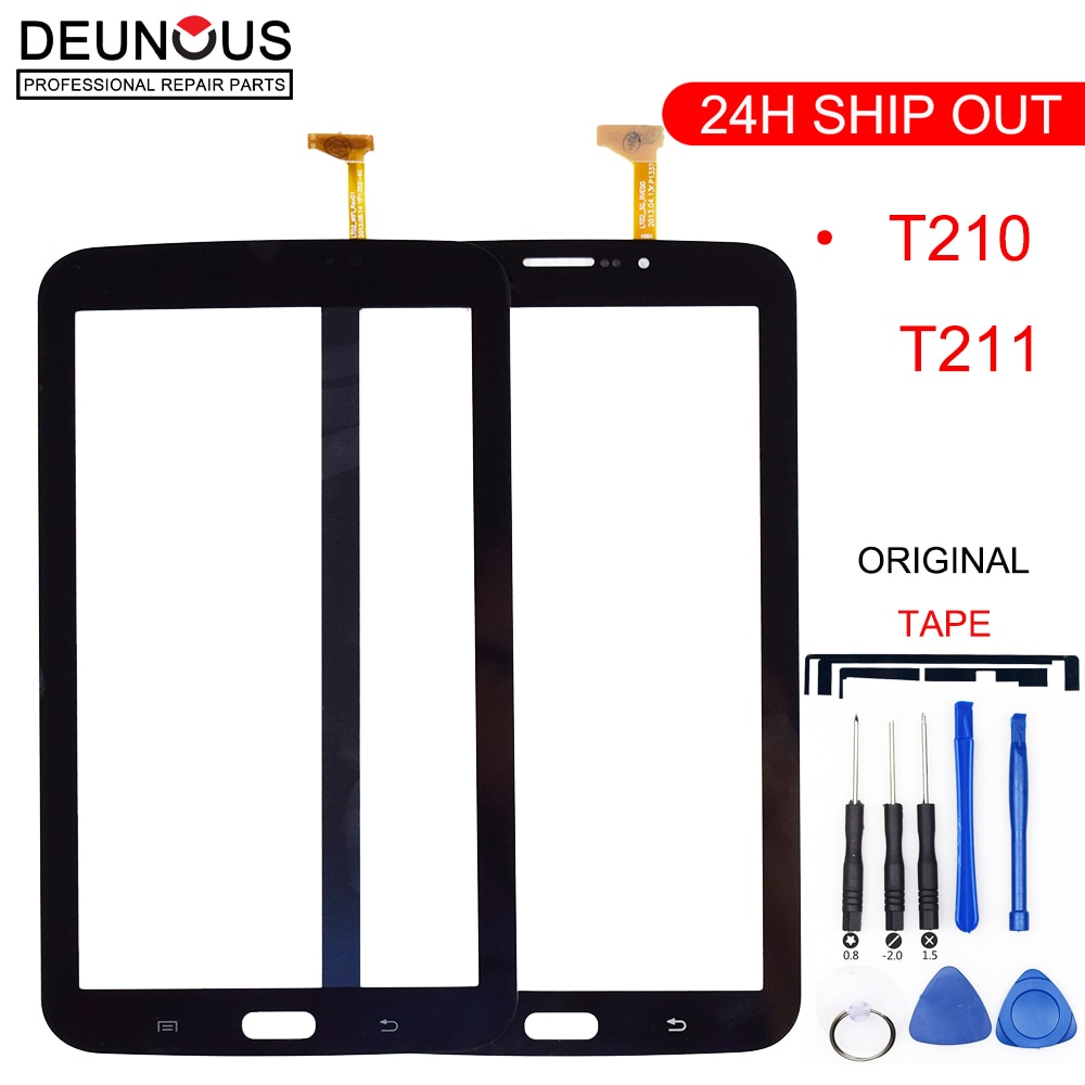7 inch Voor Samsung Galaxy Tab 3 SM-T210 SM-T211 SM T210 T211 Touch Screen Digitizer Glazen Paneel Sensor Tablet vervanging