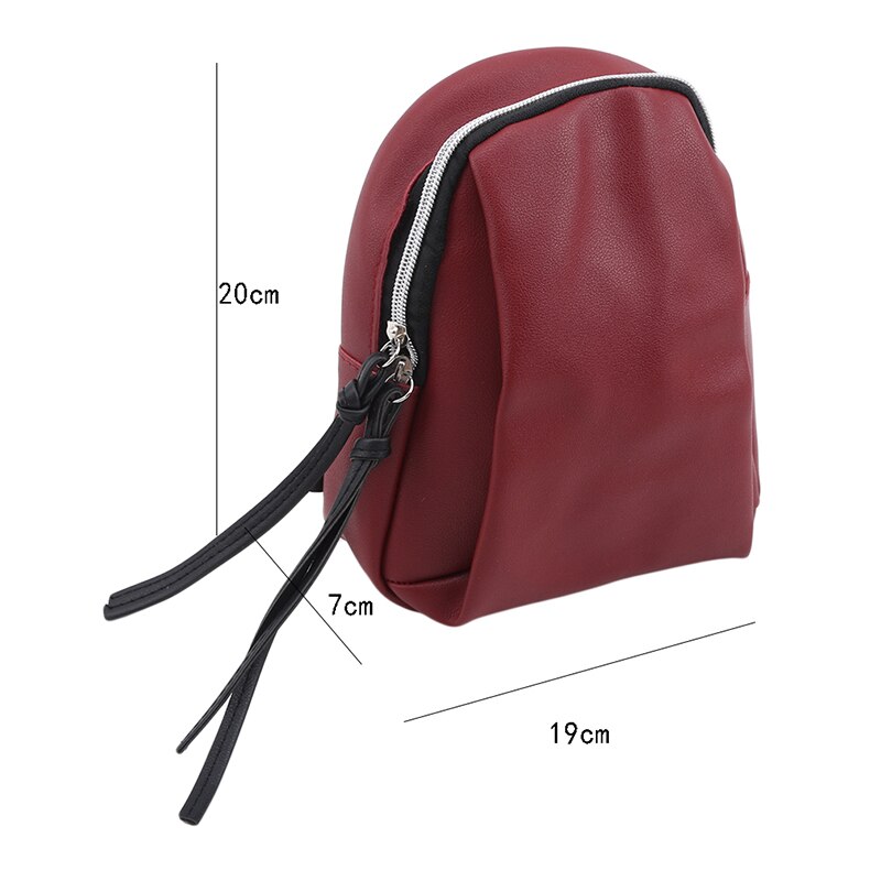 Mini Backpack Crossbody Bag For Teenage Girl PU leather Women Shoulder Phone Purse Female Backpack