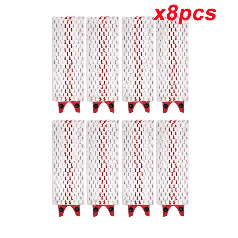 Microvezel Floor Vlakke Spin Spray Mop Pads Schoonmaakspullen Vervanging Refill Doek Mopa Hoofd Voor Vileda Ultramax Accessoires: 8PC