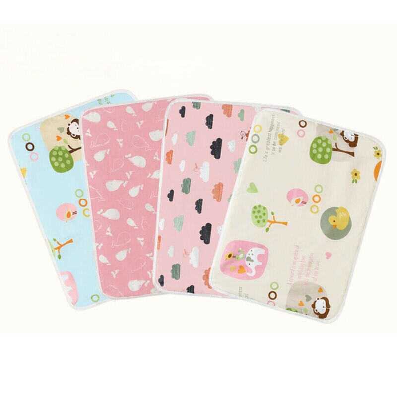 Baby Waterdichte Matras Sheet Protector Luiers Cartoon Changing Pads Voor Bed Reizen Luiers Crib Sheet