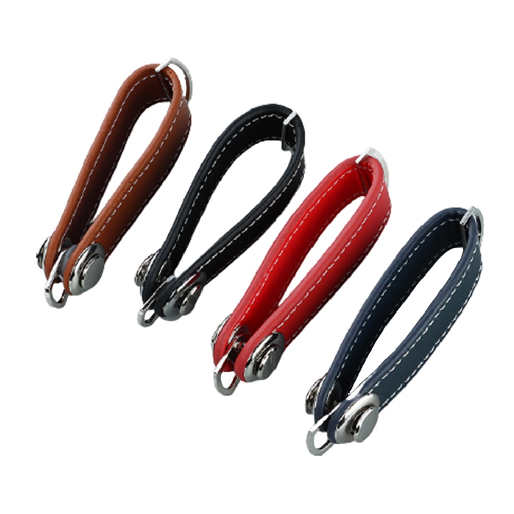 Car Key Pouch Bag Key Holder Organizer Housekeeper Pocket Leather Keychain Key Case Protection Cover