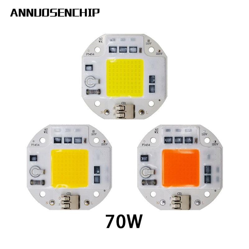gratis lodding ledet kolbe chip 70w 50w 30w innendørs ledet fullspekter plantelampe 220v 110v matrise kjølig hvit varm hvit