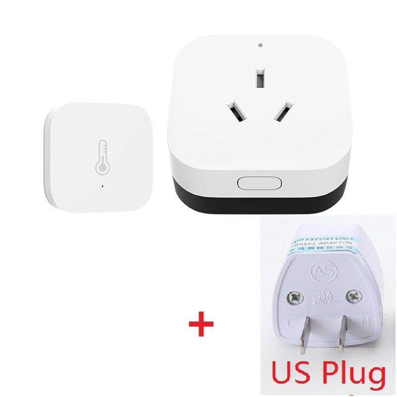 Aqara Air Conditioning Companion P3 With Temperature Humidity Sensor APP remote control ZigBee 3.0 For Xiaomi Mihome Homekit: Add US Plug