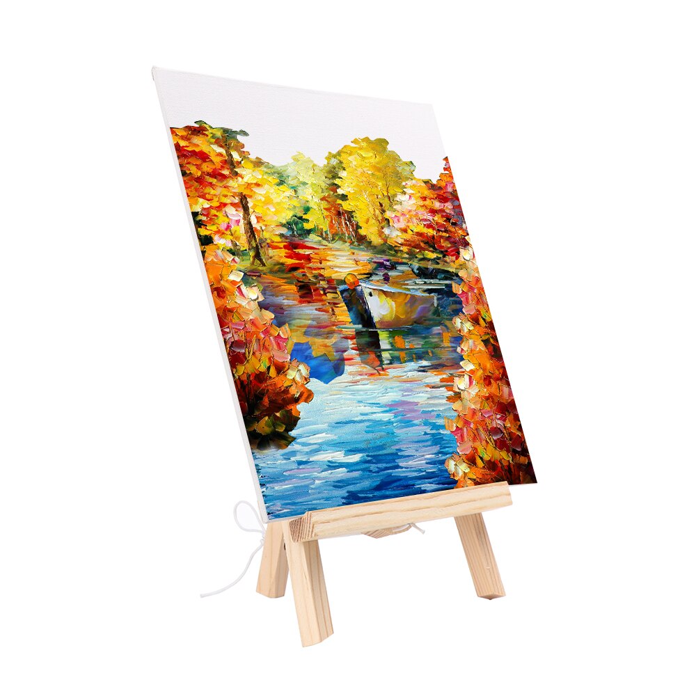 1PC Mini Artist Wooden Easel Artwork Shelf Painting Stand Exhibition Display Holder Home Party Decor Craft Drawing Easel