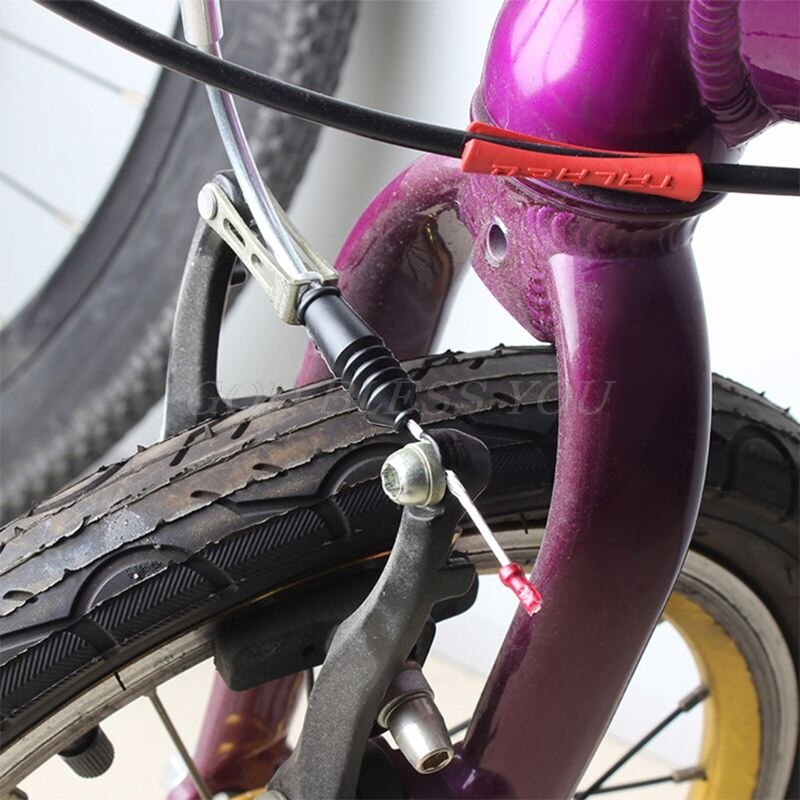 4 Pcs/pack montagne pliant vélo veste anti-poussière ligne de frein V coude Protection couverture accessoires en caoutchouc manchon directe
