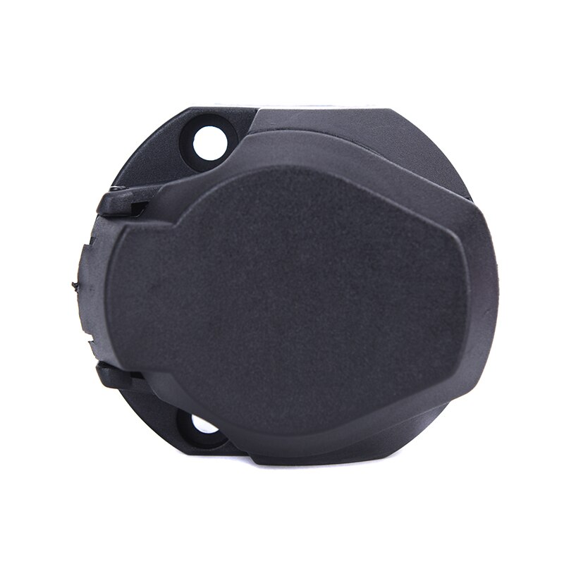 12V Towbar Towing Socket 7 Pin Round European standard Trailer Socket Black frosted materials Trailer Socket