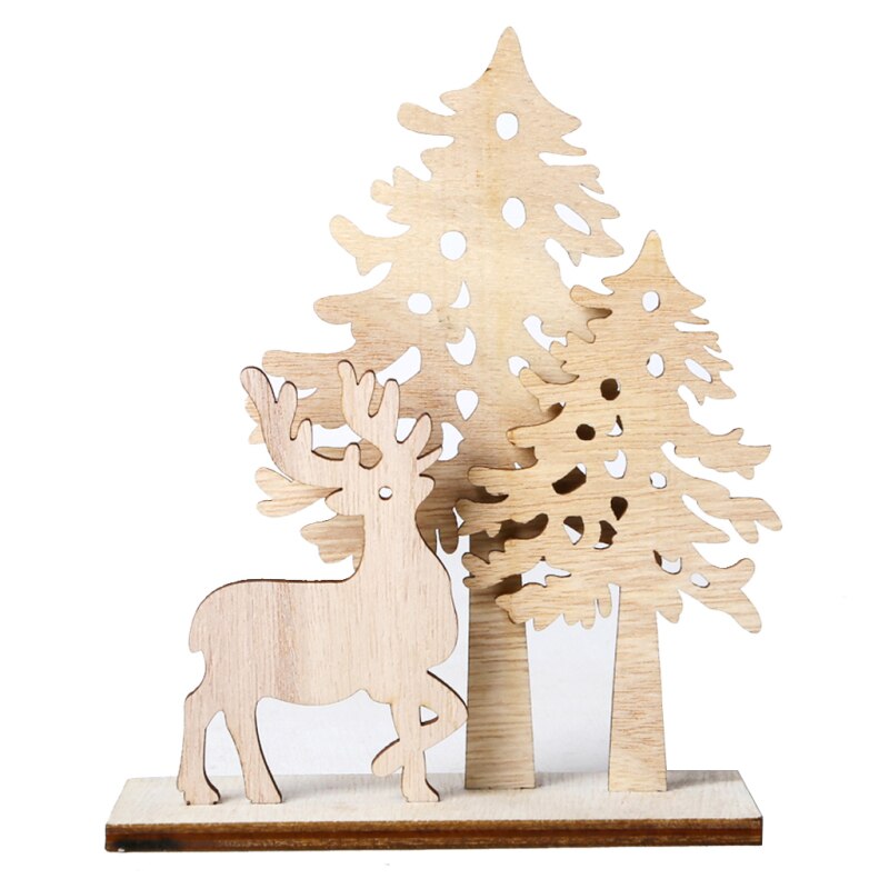 2 kpl joulukuusi puiset koristeet tee itse kirjain puu askartelu koristeet lapsille kotiin joulujuhlakoristeet: 07