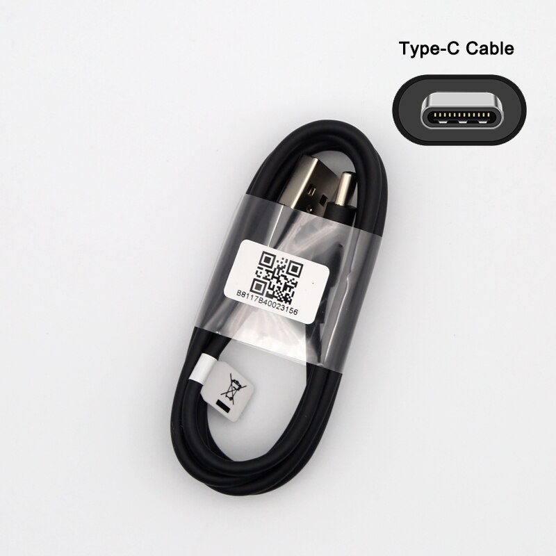 Xiaomi 18W caricabatterie rapido QC 3.0 caricatore USB tipo-c per Xiaomi Redmi note 7 8 Pro 9 S Redmi 7 8 8A 6A Mi 8 Lite Mi 9 SE 9t Max 3 A3: Black Type-c Cable