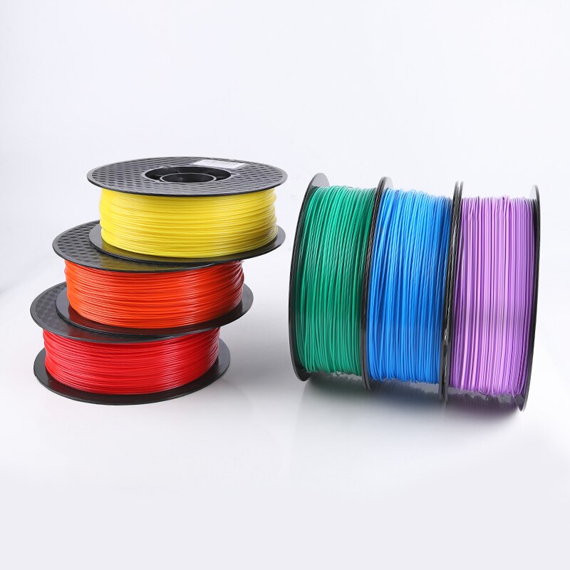 3D Printer 1KG 1.75mm PLA/ABS Filament Printing Materials Cyan 1.75 Multi-colors plastic spools filament latest version