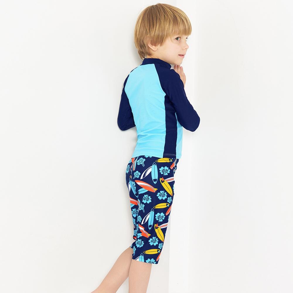 July Sand Boy Swimwear Two Piece Children Boy Swimsuit Bathing Suits Swimming Kids Beach Surfing Wear