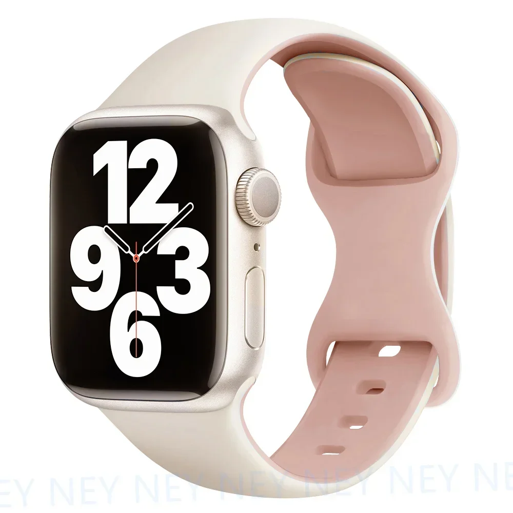 Silikonarmband för apple watch-band 44mm , 40mm ultra , 2 49mm 41mm, 45mm sportarmband, iwatch-serien 10 , 9 8/7 6 se, 5 , 4 42mm 46mm