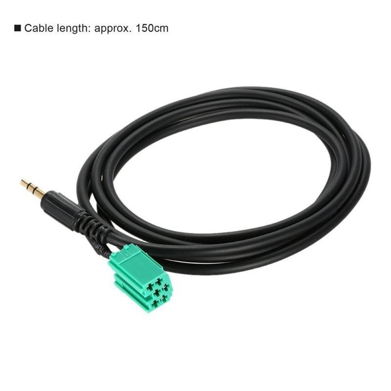 Auto Aux In Input Adapter Voor Renault 2005 Clio Megane Laguna Modus MP3 3.5Mm Jack Aux input Adapter Kabel