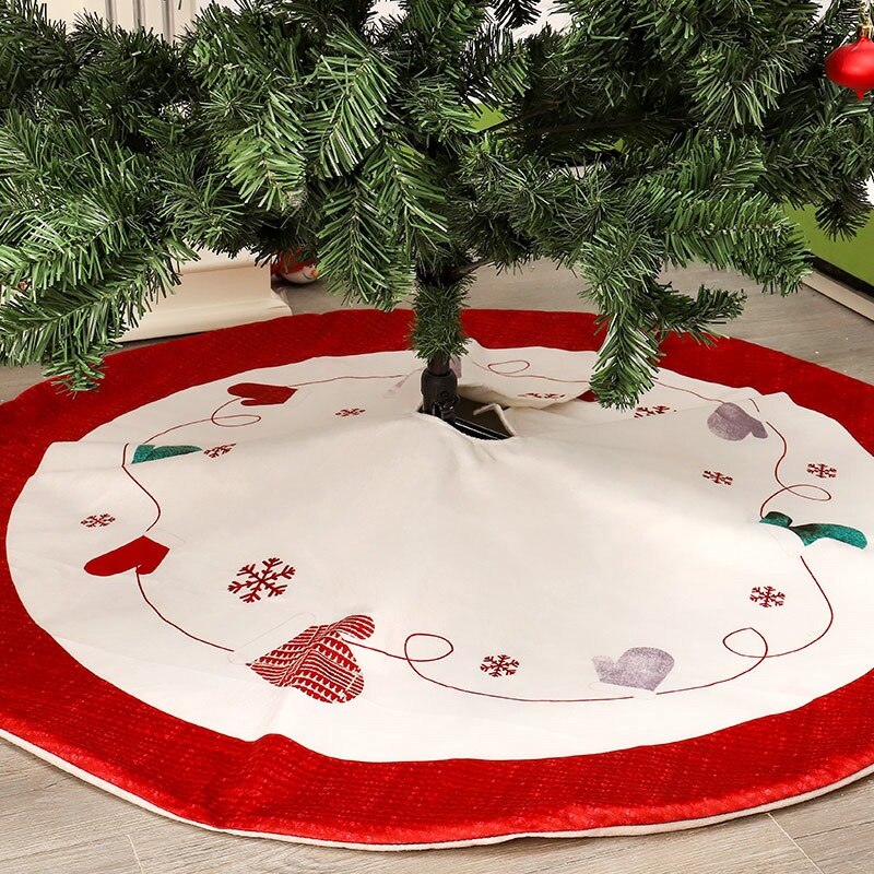 Kerstboom Rok 120Cm Ronde Tapijt Kerstboom Bodem Decoratie Jaar Thuis Outdoor Decor Event Party Boom Rokken