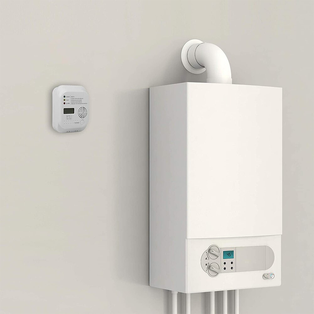 Kohlenmonoxid-detektor Klar Bildschirm Batterie Betrieben Co Alarm Detektor Laut Alarmierend Mit LCD Display Für