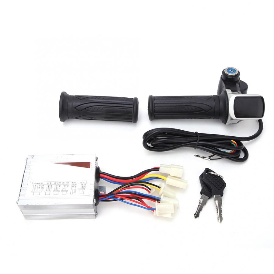 36V 500W E-Bike Geborsteld Motor Controller Kit Scooter Gashendel Regendicht Elektrische Fiets Snelheid Turn Stuur E-Bike Onderdelen