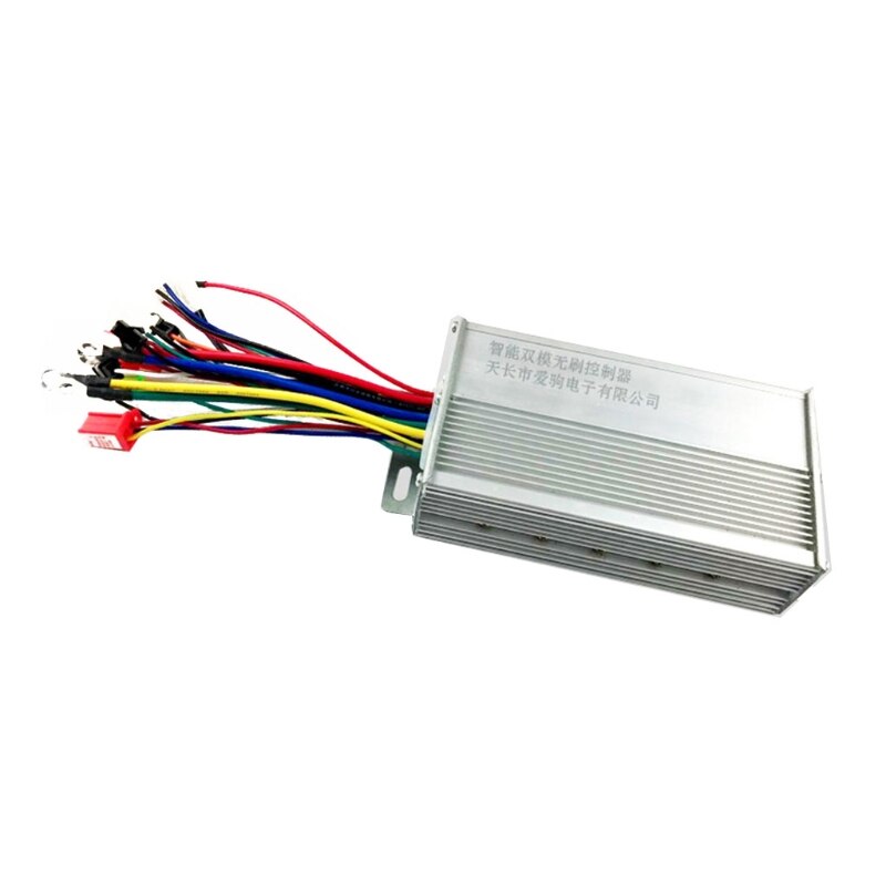 Intelligent Brushless Motor Speed Controller Driver 500W High-Power Aluminium Alloy E-Bike for Electric Bicycle Scooter .