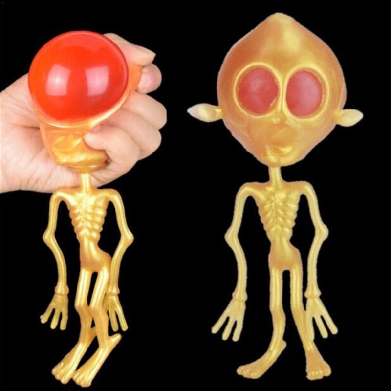 1pc halloween avaruusolio puristaa huijauslelut alien silmämunat räjähtää nukke tuuletus pursotus lelut gadgetit stressiä vähentävä lateksi temppu