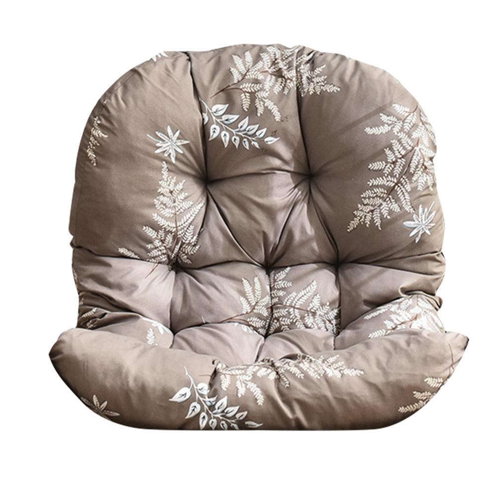 Huske hengende kurv setepute trykt hengende egg stol pute for hjemmehage gyngestol sete sofa pute: B