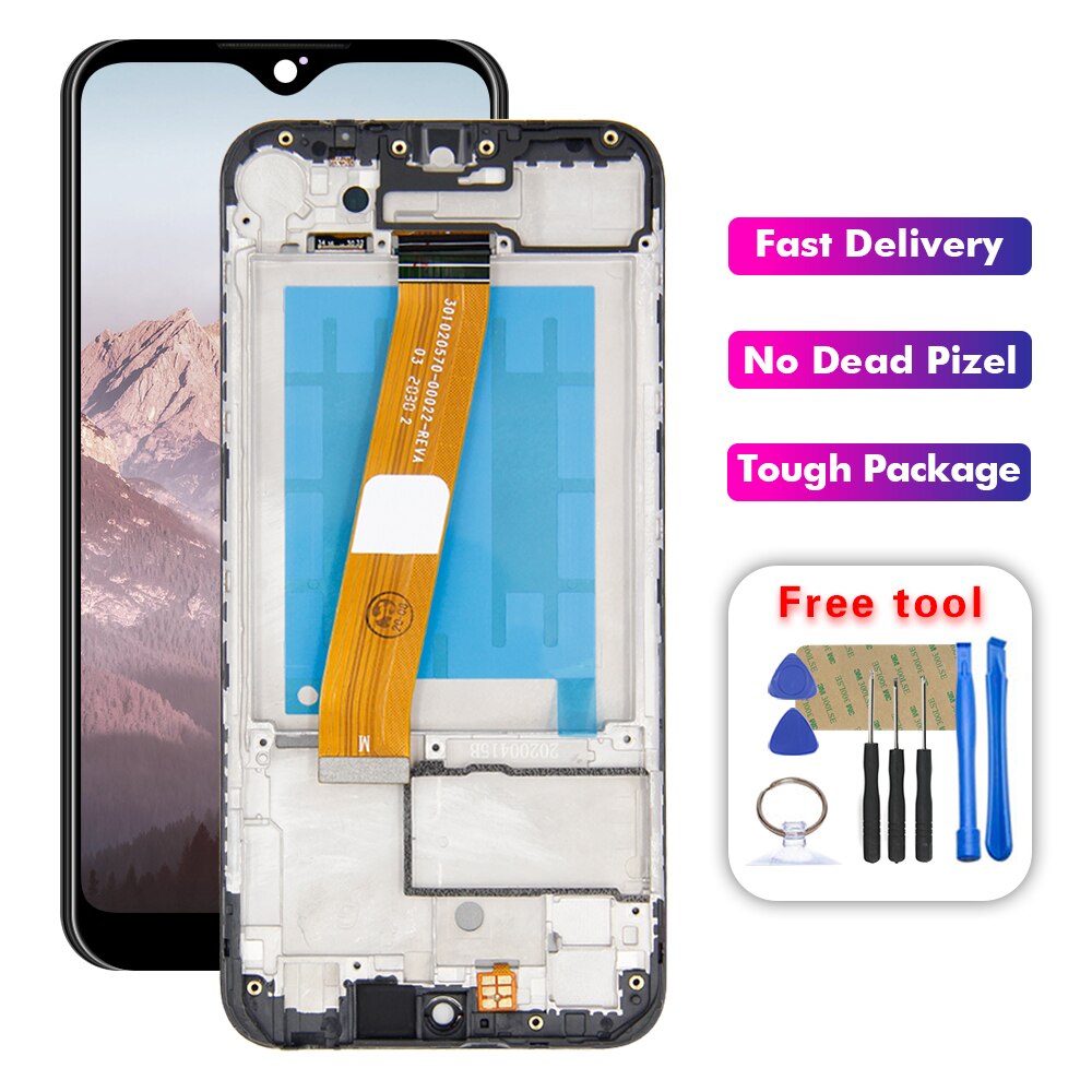 Voor Samsung Galaxy A01 A015 SM-A015M/Ds A015M Lcd Touch Screen Digitizer Vergadering + Frame