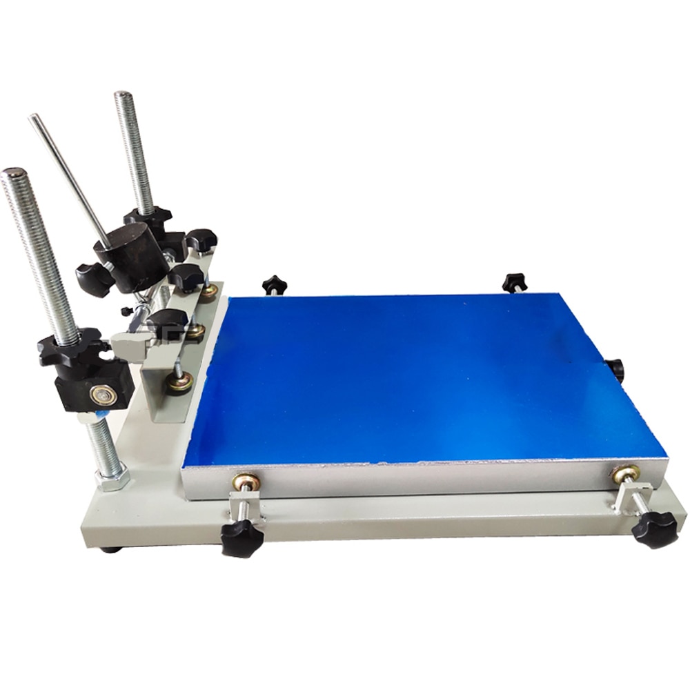 Single Color Screen Printer T-shirt Screen Printing Machine Flat Printing Press Printing Area34*30CM
