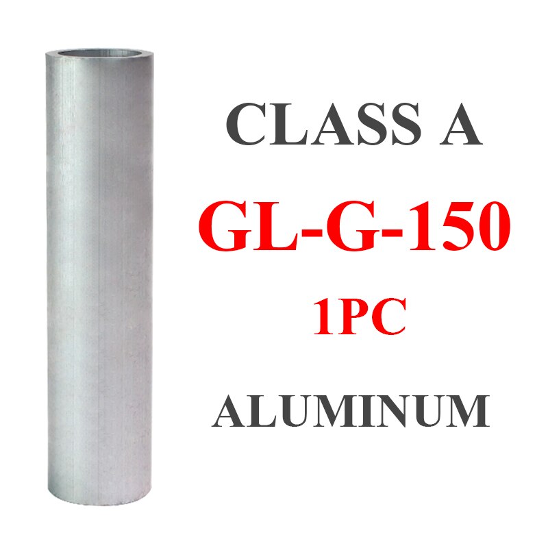Connecteur de cosse de Tube, en aluminium, sans fil d'isolation, trou de câble, manchon de connexion, Terminal à sertir, 1 pièce, série GL: GL-G-150