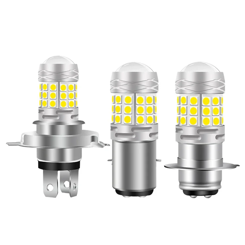 H4/BA20D/H6/P15DLed Motorfiets Koplamp 42SMD LED Lamp Moto Hoge/Dimlicht Lampen Lamp mistlampen 12V Wit
