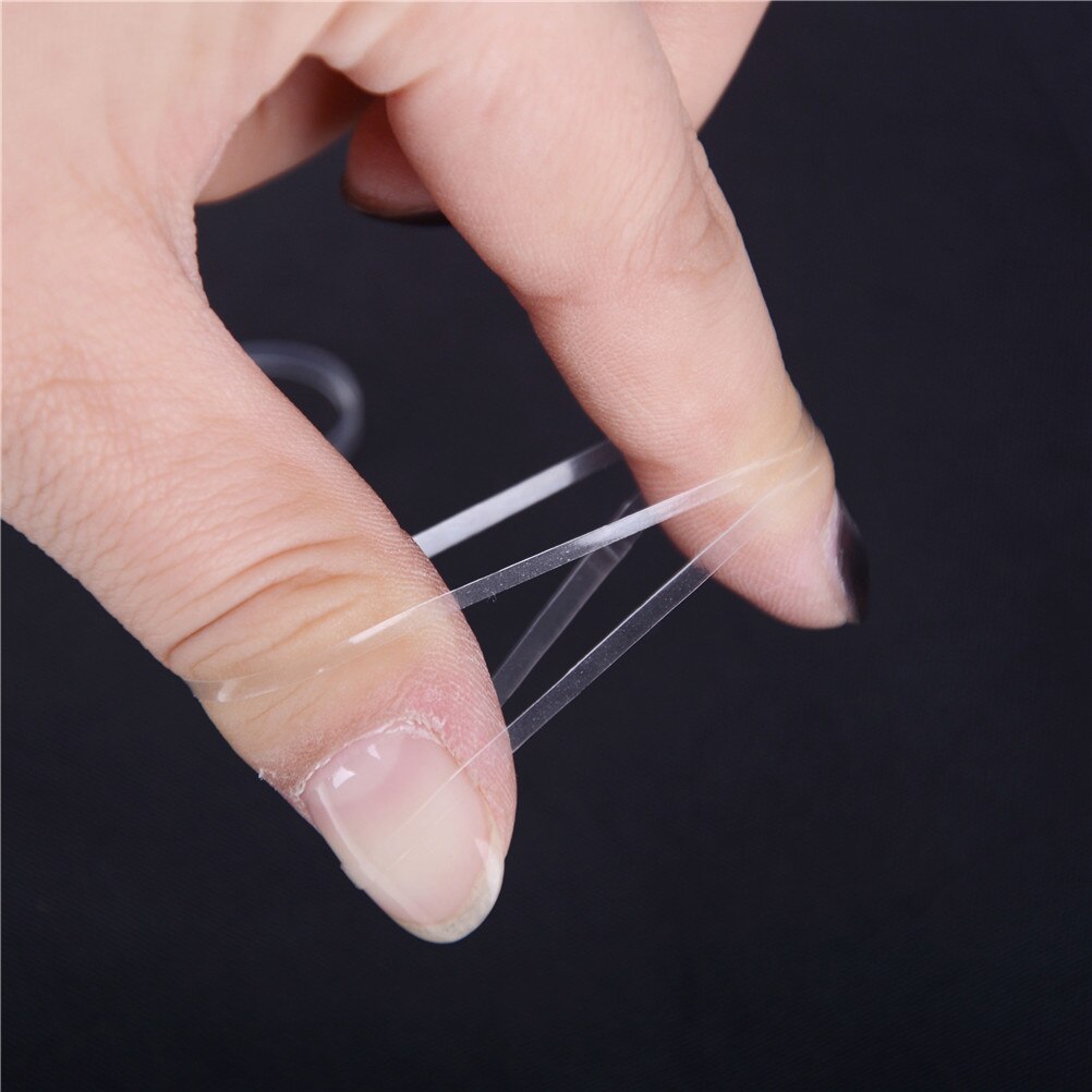 500 pçs/saco novo limpar rabo de cavalo titular elástico de borracha fita laços de cabelo cordas anéis faixa de borracha para meninas venda quente