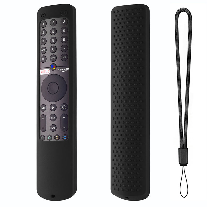 Funda de silicona para mando a distancia, funda protectora suave a prueba de golpes y arañazos para Xiaomi TV XMPM-19 P1/P1E/Q1/Max 86/A2 mi box: Verde claro