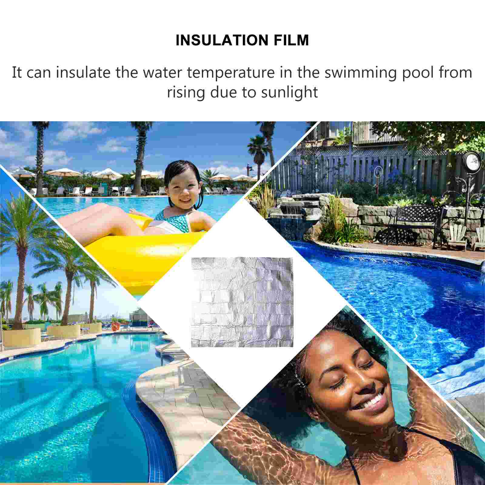 1PC Swimming Pool Heat Preservation Cover Heat Insulation Swim Pool Cover Thermal Insulation Pool Film Swimming Pool