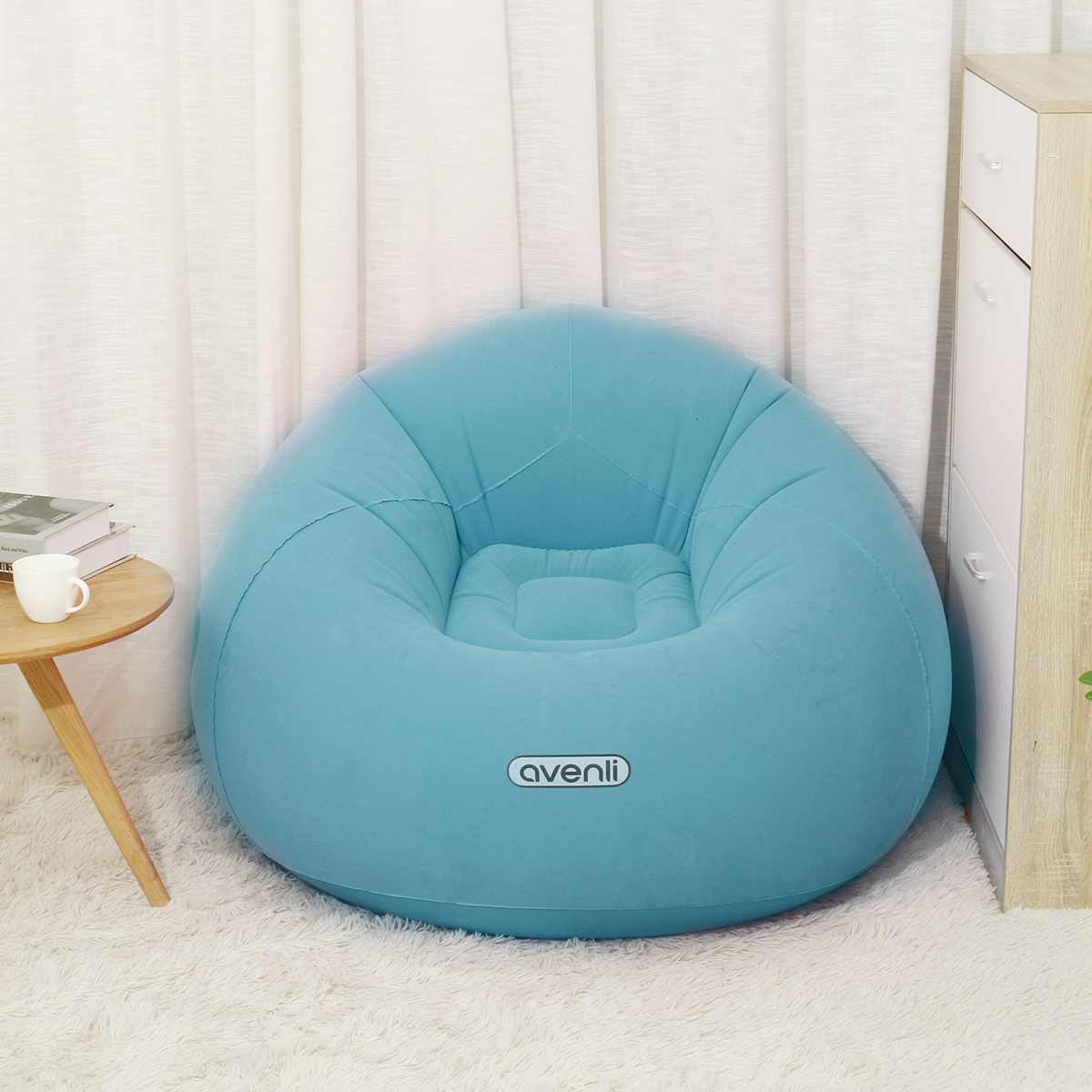 Inflatable Floor Chair for Living Room Janpanese Lazy Sofa Soft Futon Multi Function Furniture