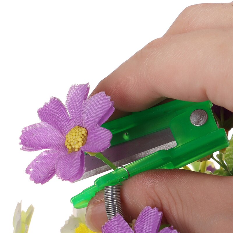 Sécateur de jardin Fruit pouce couteau sûr fruits coupe lame anneau protège-doigts outils de jardin