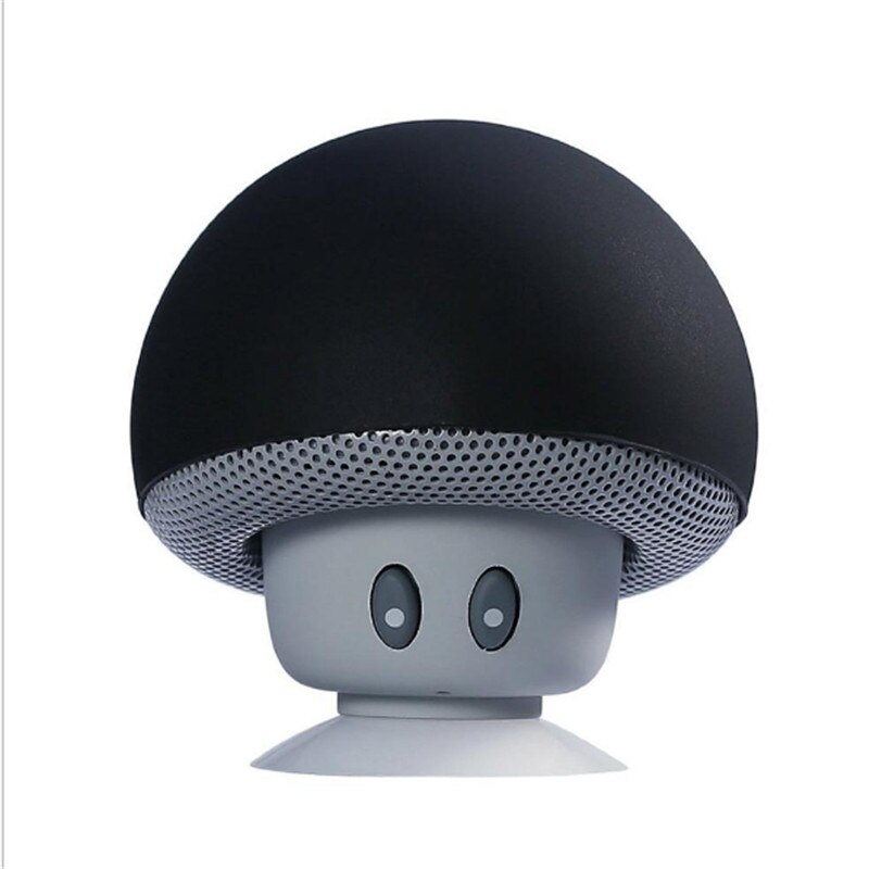 Wasserdichte Tragbare Drahtlose Mini Bluetooth Lautsprecher Loudspeake Pilz Reise Lautsprecher Für Iphone PK BTS06 Q9 A9 S28 A5 C6 A8 y3: Schwarz